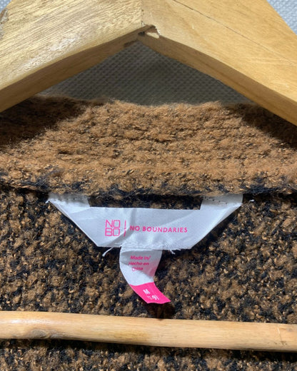 No Boundaries Brown Cape Shawl For Women