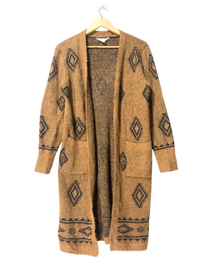 No Boundaries Brown Cape Shawl For Women