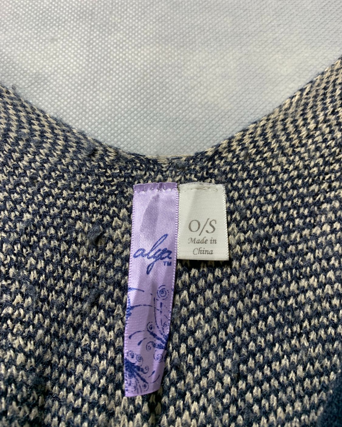 Thrift Queen Blue Cape Shawl For Women