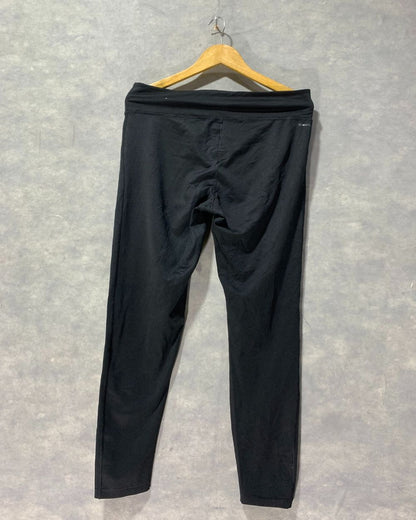 Adidas Black Sport Gym tights For Women