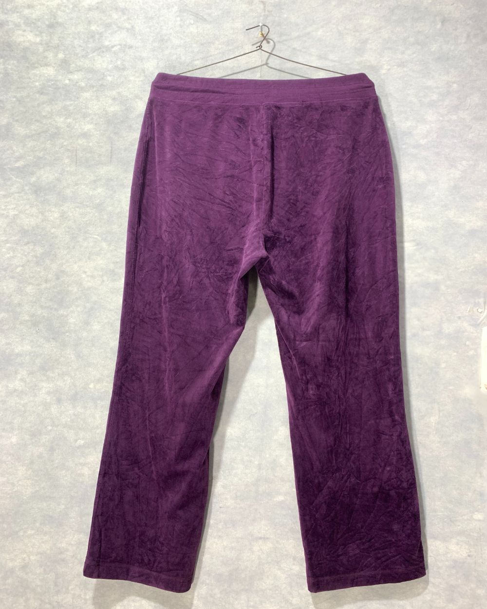 Calvin Klein Purple Trousers For Woman