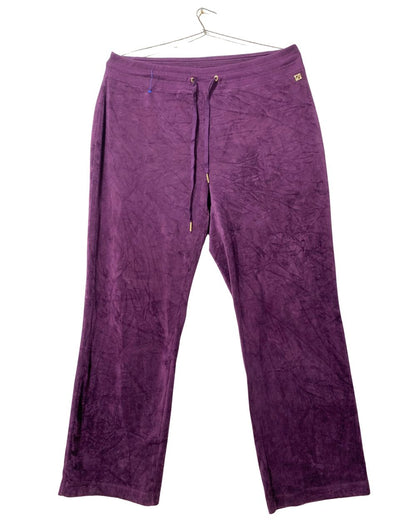 Calvin Klein Purple Trousers For Woman