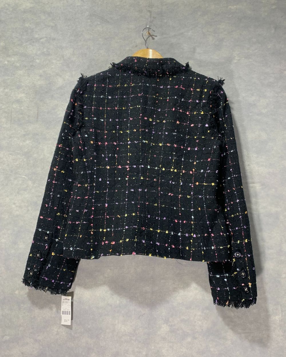 Odds AND Evens Black Jacket For Women