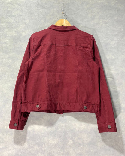 Market & Spruce Maroon Jacket For Women