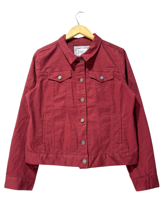 Market & Spruce Maroon Jacket For Women