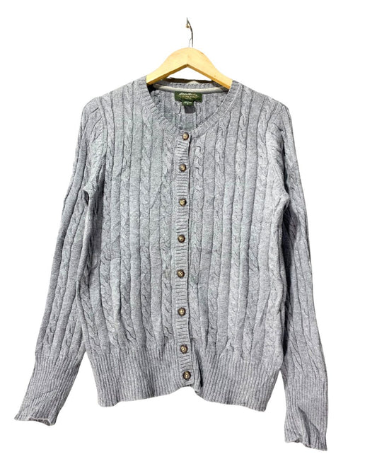 Eddie Bauer Gray Sweater For Women