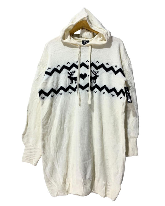 Derek Heart White Sweater For Women