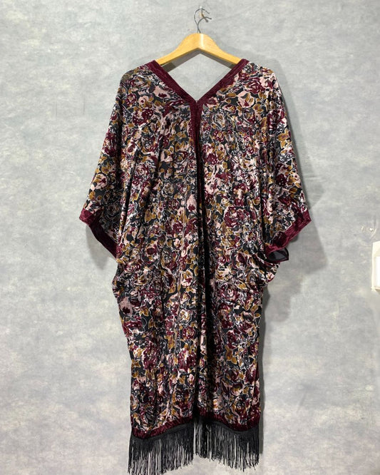 Love Stitch Cape Shawl For Women