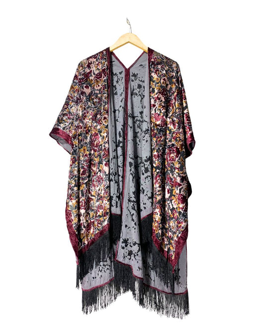 Love Stitch Cape Shawl For Women