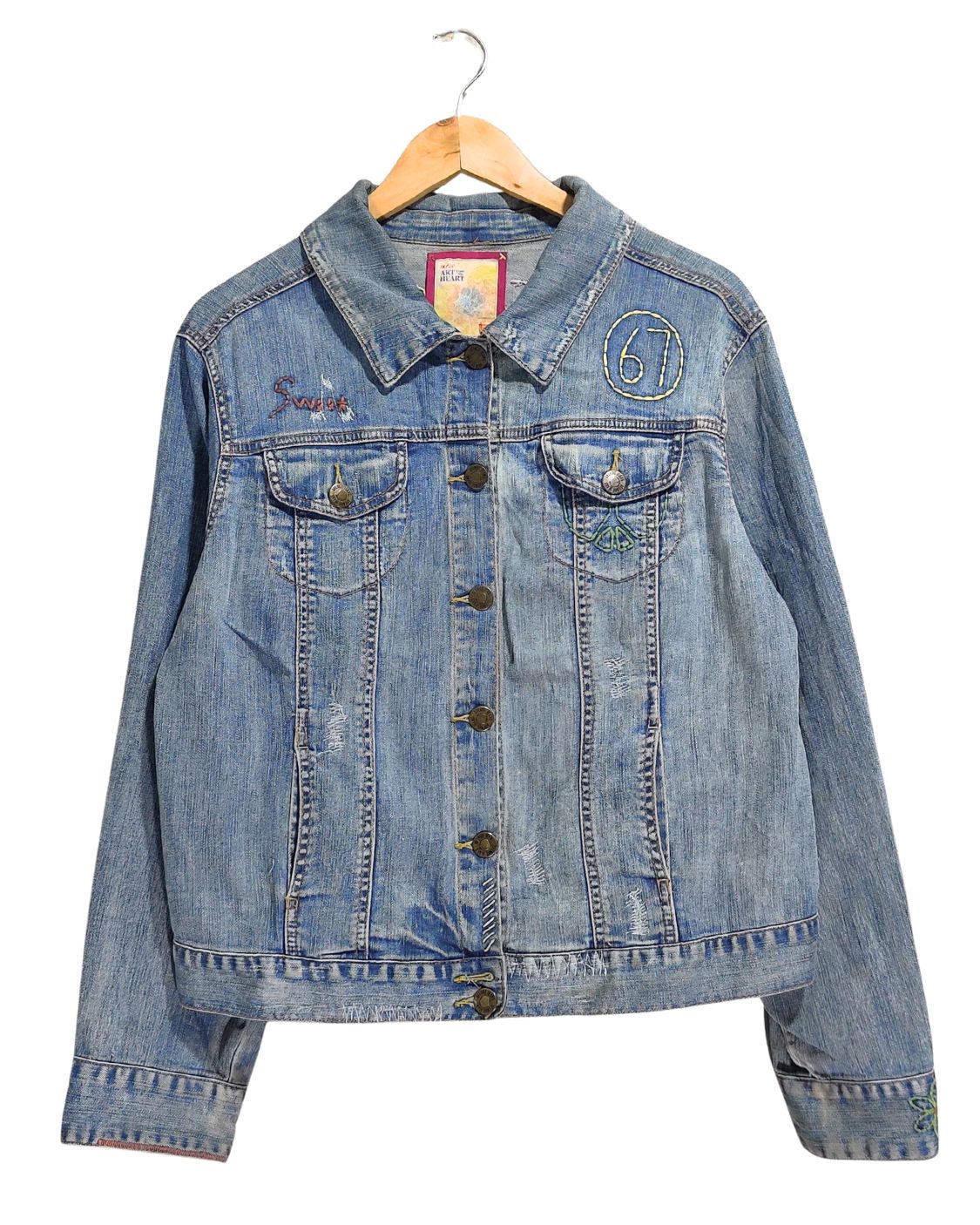 Art Heart Jacket For Women Large