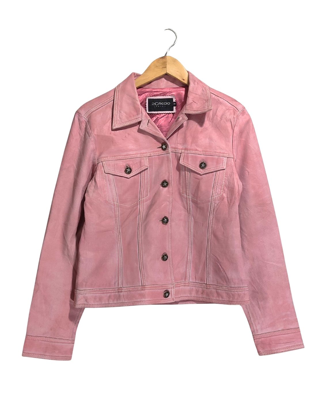 Grigio Pelle Jacket For Women Medium