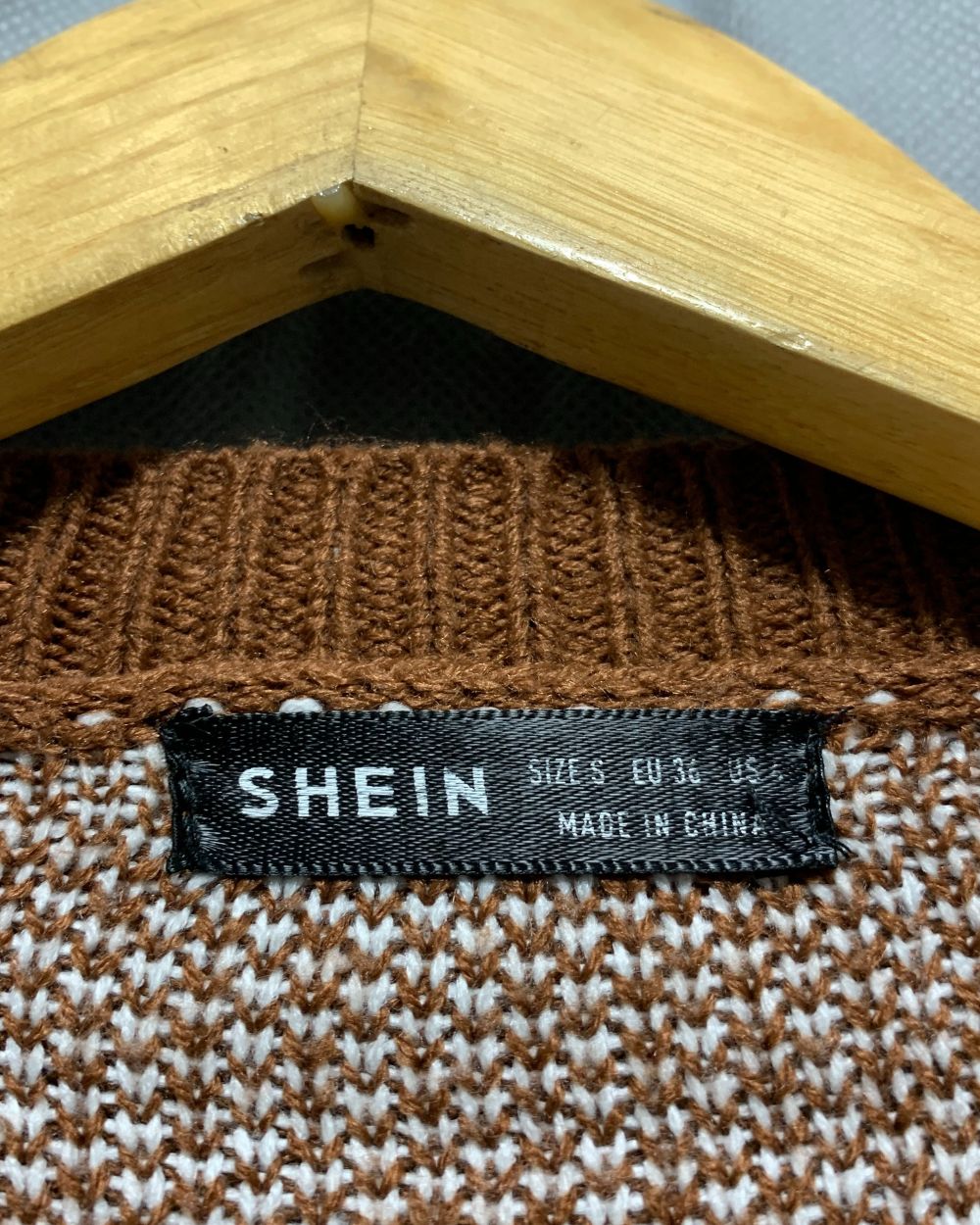 SHEIN Brown Sweater For Women M