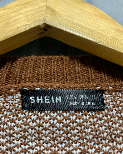 SHEIN Brown Sweater For Women M