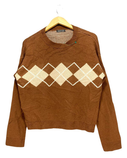 SHEIN Brown Sweater For Women M