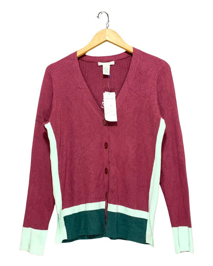 Design History Maroon Sweater For Women M