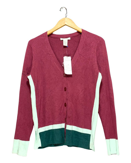Design History Maroon Sweater For Women M