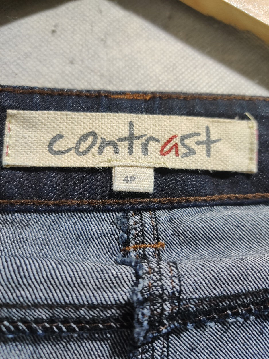 Contrast Brand For Women Jeans Pant Ljo949