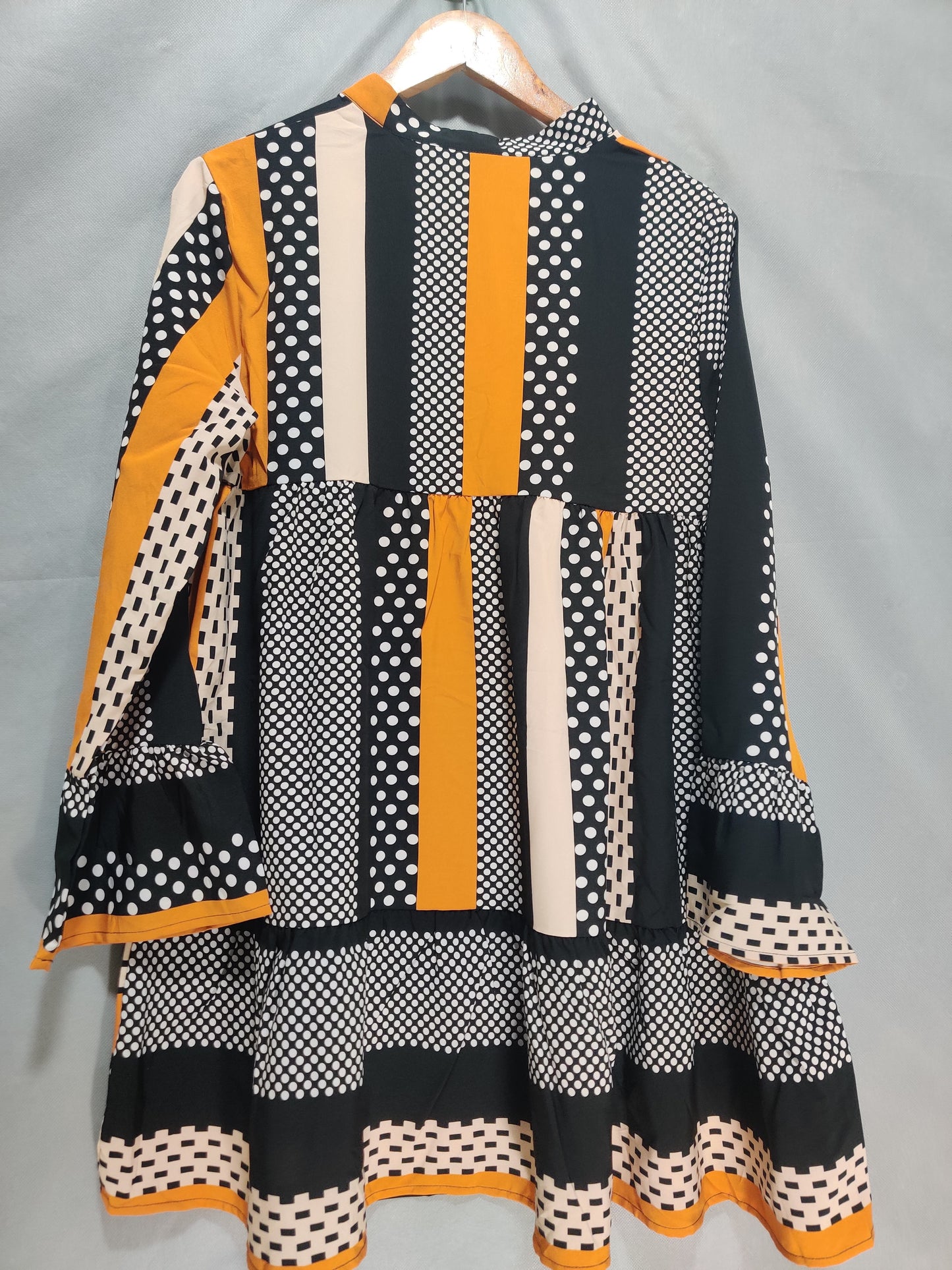 Shein Black & Orange For Women Dresses Size L