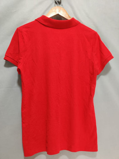 Ralph Lauren Red Cotton T Shirt For Women XL